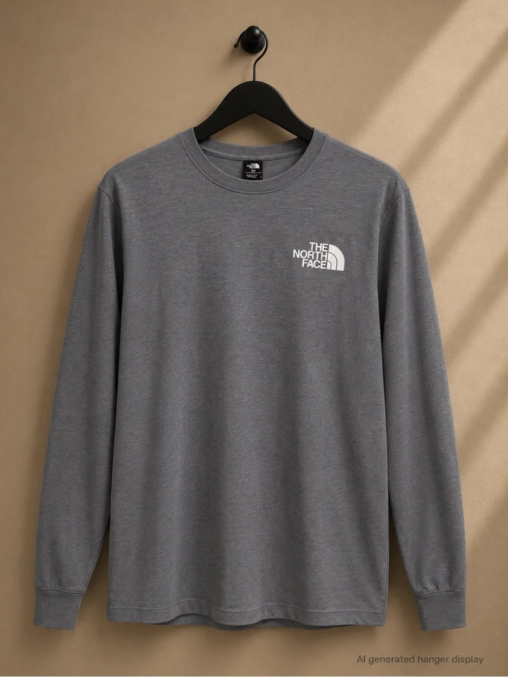The North Face Men's Charcoal Long Sleeve Tee